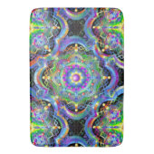 Tapis De Bain Univers Mandala Couleurs Psychédéliques (devant Vertical)