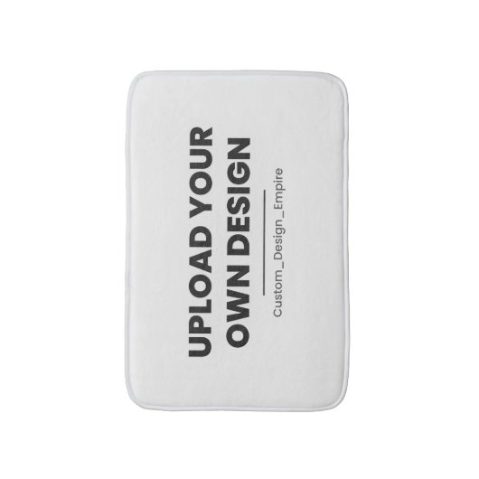 Tapis De Bain Upload Your Own Design Here | Custom Template (Devant (Vertical))