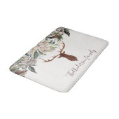 Tapis De Bain Vacances de feuillage fleuri et rustique (Angle)
