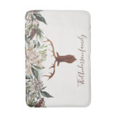 Tapis De Bain Vacances de feuillage fleuri et rustique (Devant (Vertical))