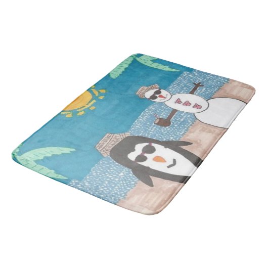Tapis De Bain Vacances de Noël (Angle)