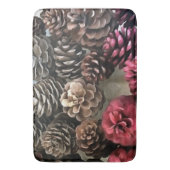 Tapis De Bain Vacances de pin bio Peinture (devant Vertical)