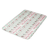 Tapis De Bain Vacances Motif de Noël moche (Angle)
