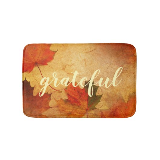 Tapis De Bain Vacances Thanksgiving Automne (Devant)