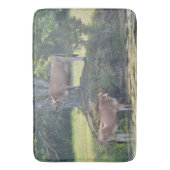 Tapis De Bain Vache à pays (devant Vertical)