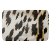 Tapis De Bain Vache blanche noire (Devant)