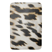 Tapis De Bain Vache blanche noire (devant Vertical)