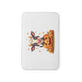 Tapis De Bain Vache citrouille Patch (Devant (Vertical))