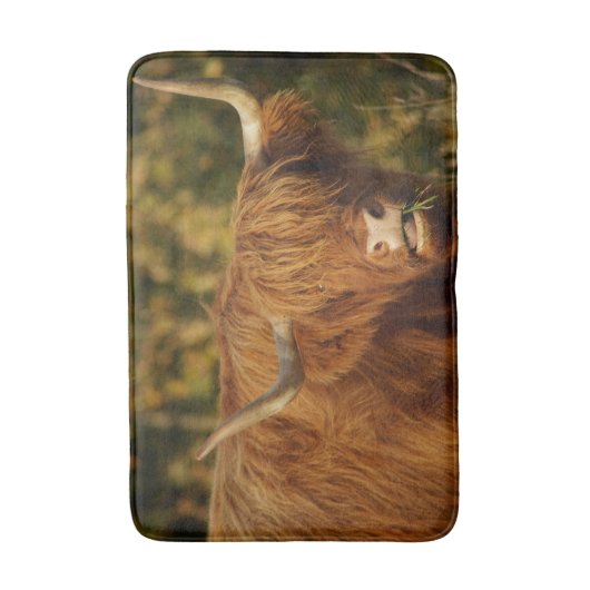 Tapis De Bain Vache écossaise des Highlands (Devant (Vertical))