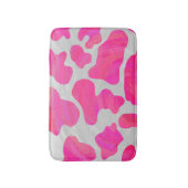 Tapis De Bain Vache rose et blanc chaud (Devant (Vertical))