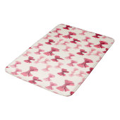 Tapis De Bain Vaches roses éparpillées (Angle)