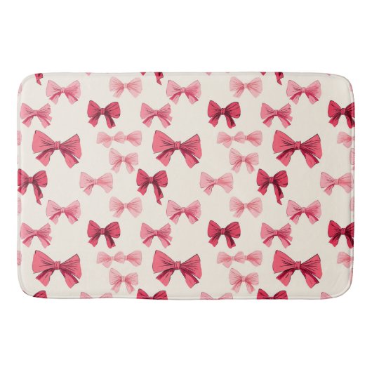 Tapis De Bain Vaches roses éparpillées (Devant)