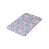 Tapis De Bain Vaches Roses Et Bleues (Angle)