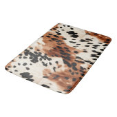Tapis De Bain Vachette animale à la crème Brown (Angle)