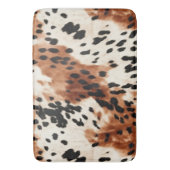 Tapis De Bain Vachette animale à la crème Brown (devant Vertical)