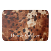 Tapis De Bain Vachette noire Brown (Devant)