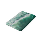Tapis De Bain Vague aérienne turquoise : tir de drone (Angle)