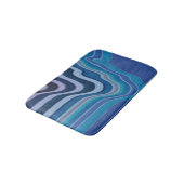 Tapis De Bain Vague bleue (Angle)