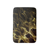 Tapis De Bain Vague de points futuristes : Arrière - plan dynami (Devant (Vertical))