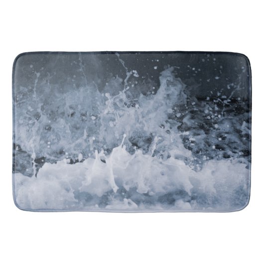 Tapis De Bain Vague d'océan Éclaboussure de près 1 (Devant)