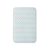 Tapis De Bain Vague Motif Océan Abstrait Turquoise (Devant (Vertical))
