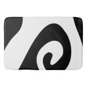 Tapis De Bain Vague noire et blanche (Devant)