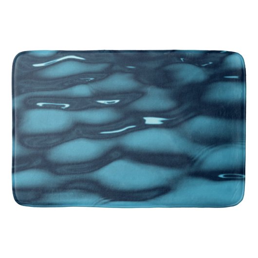 Tapis De Bain Vagues Aqua Blue Water (Devant)