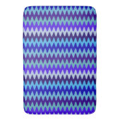 Tapis De Bain Vagues de chaume Bleu de Mer Profonde (devant Vertical)