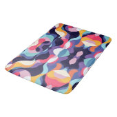 Tapis De Bain Vagues de flux abstrait 8 (Angle)