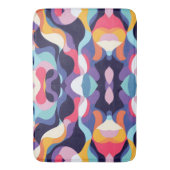 Tapis De Bain Vagues de flux abstrait 8 (devant Vertical)