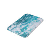 Tapis De Bain Vagues de l'océan bleu (Angle)