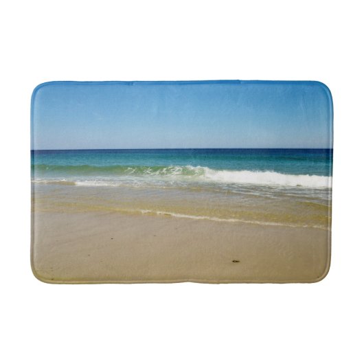Tapis De Bain Vagues de plage d'océan (Devant)