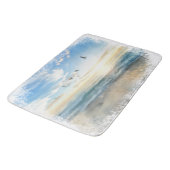 Tapis De Bain *~* Vagues de plage Sunset Sunrise Sunset AR7 (Angle)