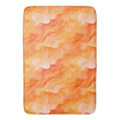 Tapis De Bain Vagues de rêve orange (devant Vertical)