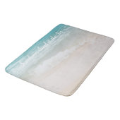Tapis De Bain Vagues d'océan de plage (Angle)
