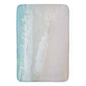 Tapis De Bain Vagues d'océan de plage (devant Vertical)