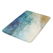 Tapis De Bain Vagues d'océan de plage (Angle)