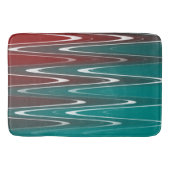 Tapis De Bain Vagues en blanc (Devant)