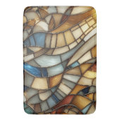 Tapis De Bain Vagues en verre tendu (devant Vertical)