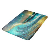 Tapis De Bain Vagues océaniques clignantes (Angle)