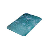 Tapis De Bain Vagues profondes de l'océan bleu (Angle)