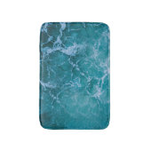Tapis De Bain Vagues profondes de l'océan bleu (Devant (Vertical))