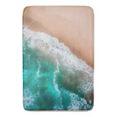 Tapis De Bain Vagues sur la plage de sable (devant Vertical)