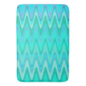 Tapis De Bain Vagues turquoise (devant Vertical)