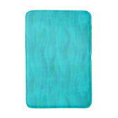 Tapis De Bain Vagues Turquoise (Devant (Vertical))