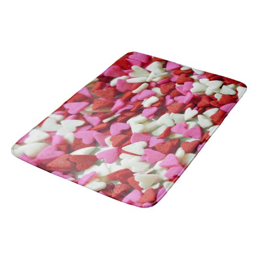 Tapis De Bain Valentine Hearts (Angle)