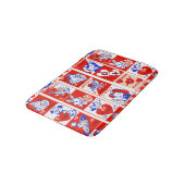 Tapis De Bain Valentine Retro Love Hugs Motif (Angle)