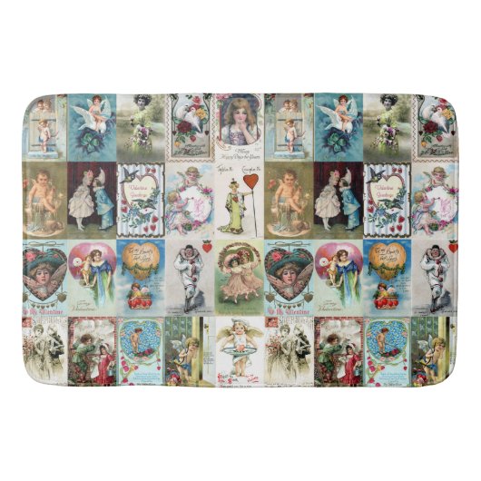 Tapis De Bain Valentine vintage (Devant)