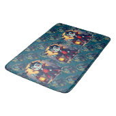 Tapis De Bain Vampire mignon avec Lantern Kawaii Halloween (Angle)