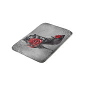 Tapis De Bain Vampy Vogue Grunge | Stiletto Lace Bootie Roses (Angle)